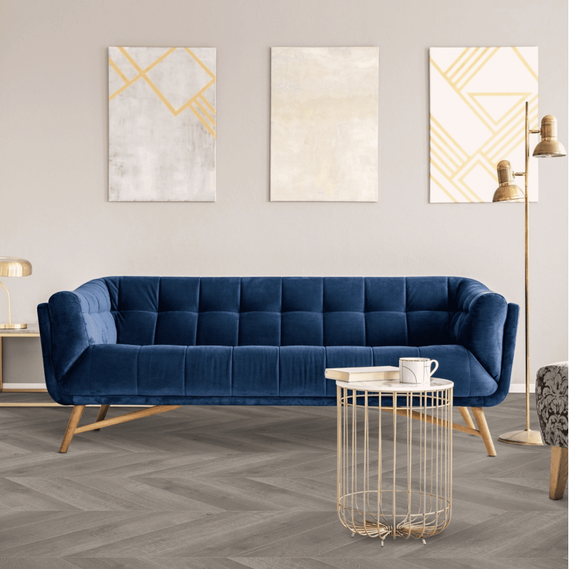 Кварц-виниловая плитка Alpine Floor Дуб Антарес Chevron 20-9