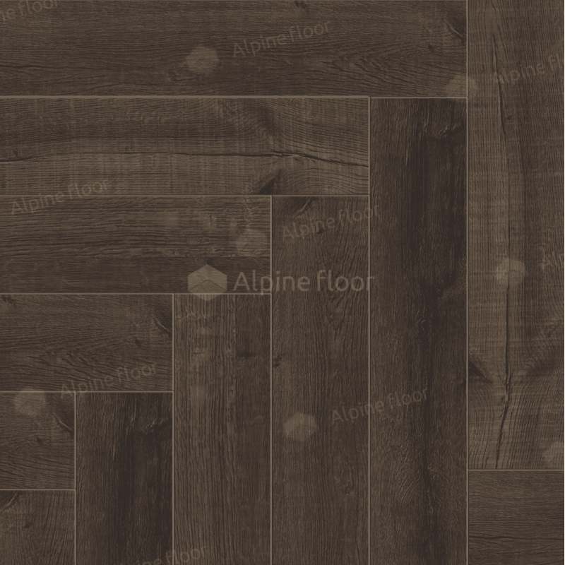 Кварц-виниловая плитка Alpine Floor Parquet LVT Дуб Альферац ECO