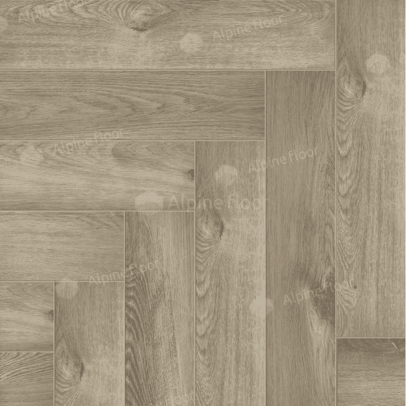 Кварц-виниловая плитка Alpine Floor Parquet LVT Дуб Натуральный Отбеленный ECO
